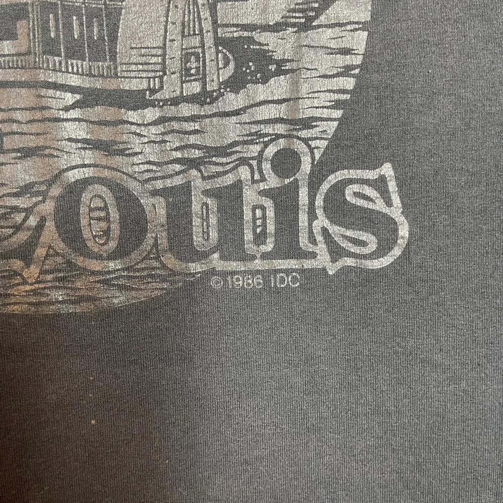 Vintage 1986 St Louis Riverboat Gateway Arch‎ T-Shirt Screen Stars Best Black XL